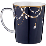 Кружка из фарфора синяя с изображением лошади 400 мл Porcelain Horse Set варинант исполнения - 1 | Loft Concept в Санкт-петербурге