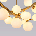 Люстра подвесная фигурная с белыми лампами в форме шара Felicitat варинант исполнения - 3 | Loft Concept в Санкт-петербурге