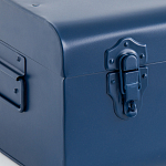 Металлический сундук Metal Dark Blue варинант исполнения - 4 | Loft Concept в Санкт-петербурге