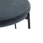 Стул металлический с мягкой спинкой и сиденьем из велюра Alfie Chair варинант исполнения - 7 | Loft Concept в Санкт-петербурге