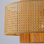 Подвесной светильник с абажуром из плтеного бамбука Light Inside the Cell варинант исполнения - 4 | Loft Concept в Санкт-петербурге