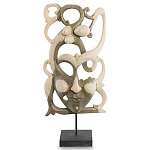 Маска ручной работы деревянная резная Mask Divorces варинант исполнения - 1 | Loft Concept в Санкт-петербурге