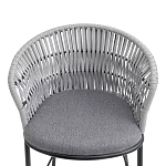 Стул барный с декоративным плетением на спинке и подлокотниках Chair Weave варинант исполнения - 5 | Loft Concept в Санкт-петербурге