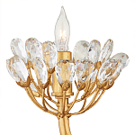 Люстра золотая в виде растения Golden Flower Glade варинант исполнения - 2 | Loft Concept в Санкт-петербурге