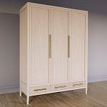 Большой Шкаф Primo Светлый дуб с 3 дверьми и 3 выдвижными ящиками варинант исполнения - 2 | Loft Concept в Санкт-петербурге