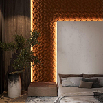 Гипсовая 3D Панель M-43 варинант исполнения - 1 | Loft Concept в Санкт-петербурге