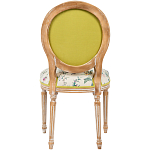 Стул из массива бука бежевый с изображением птиц и цветов Beige Green Chinoiserie Birds Garden Chair варинант исполнения - 2 | Loft Concept в Санкт-петербурге