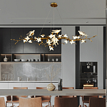 Люстра в виде золотой ветки с цветами и птичками Marvelous Garden варинант исполнения - 6 | Loft Concept в Санкт-петербурге