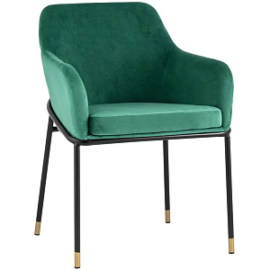 Стул Sandra Chair Зеленый Велюр