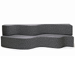 Дизайнерский модульный диван волнистой формы с цветным принтом Poltronova Superonda Sofa варинант исполнения - 14 | Loft Concept в Санкт-петербурге