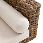 Трехместный садовый диван из плетеного пластика Matteo варинант исполнения - 3 | Loft Concept в Санкт-петербурге