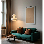 Подвесной вязаный белый светильник «Моника» варинант исполнения - 2 | Loft Concept в Санкт-петербурге