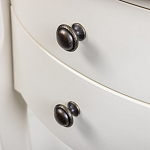 Белая тумба на фигурных ножках Shelby варинант исполнения - 4 | Loft Concept в Санкт-петербурге