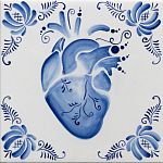 Плитка с узором Мое сердце варинант исполнения - 2 | Loft Concept в Санкт-петербурге