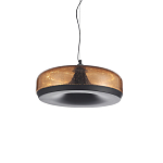 Подвесной светильник с стеклянным плафоном LED 42W 3000K Glass Textured Lampshade варинант исполнения - 2 | Loft Concept в Санкт-петербурге