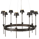 Люстра круглая со светодиодными лампами Innovation варинант исполнения - 3 | Loft Concept в Санкт-петербурге