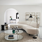 Торшер с поворотным плафоном Davy Brass Floor Lamp варинант исполнения - 9 | Loft Concept в Санкт-петербурге