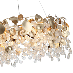Люстра с декоративными подвесками из прозрачного стекла в форме монеток FAIRYTREE Light варинант исполнения - 11 | Loft Concept в Санкт-петербурге