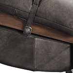 Кресло Duncan винтажная черная кожа варинант исполнения - 5 | Loft Concept в Санкт-петербурге