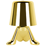 Настольная лампа фигурная цвета золото с гладким абажуром Высота 17 см Sophia варинант исполнения - 6 | Loft Concept в Санкт-петербурге