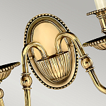 Бра с 2-мя бежевыми абажурами в классическом стиле Hinkley варинант исполнения - 5 | Loft Concept в Санкт-петербурге