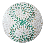 Столик с инкрустацией с перламутровым узором Eight варинант исполнения - 2 | Loft Concept в Санкт-петербурге