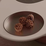 Журнальный столик фигурный со стеклянной столешницей Table Drop варинант исполнения - 6 | Loft Concept в Санкт-петербурге