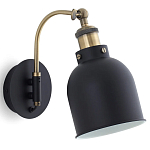 Бра с черным плафоном из металла Roomsy варинант исполнения - 1 | Loft Concept в Санкт-петербурге