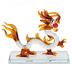 Декоративная стеклянная статуэтка Дракон Glass Dragon Statuette варинант исполнения - 3 | Loft Concept в Санкт-петербурге