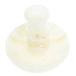 Подсвечник в виде чаши из натурального камня оникс Stone Candlestick варинант исполнения - 2 | Loft Concept в Санкт-петербурге