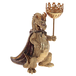 Подсвечник в виде дракона Dragon candlestick Green Gold Brown L or R варинант исполнения - 6 | Loft Concept в Санкт-петербурге