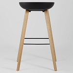 Барный стул на ножках из натурального дерева Boras Black варинант исполнения - 4 | Loft Concept в Санкт-петербурге