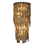 Бра с каскадом из прозрачного хрусталя и корпусом золотого цвета Constant Sparks варинант исполнения - 7 | Loft Concept в Санкт-петербурге