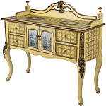 Комод деревянный Illustration of flowers варинант исполнения - 4 | Loft Concept в Санкт-петербурге