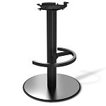 Барный стул вращающийся со спинкой Синий Велюр Vendramin Chair варинант исполнения - 5 | Loft Concept в Санкт-петербурге