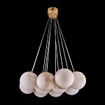 Люстра подвесная круглая с сферическими плафонами из натурального камня Glowing Spheres варинант исполнения - 12 | Loft Concept в Санкт-петербурге