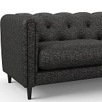 Мебельная ткань Шенилл темно-серый цвет 138 см T4-40 варинант исполнения - 4 | Loft Concept в Санкт-петербурге