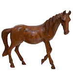 Статуэтка из дерева суар дикая лошадь Wild Horses варинант исполнения - 3 | Loft Concept в Санкт-петербурге