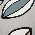 Чехол на подушку с рисунком и вышивкой Aurora Allure Drift варинант исполнения - 2 | Loft Concept в Санкт-петербурге