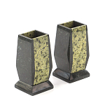 Настольный письменный набор из змеевика с часами и таблетницей Successful Leader варинант исполнения - 3 | Loft Concept в Санкт-петербурге