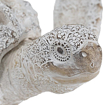 Статуэтка черепаха с ажурным панцирем и детализированной текстурой в белом цвете Marine Accessories варинант исполнения - 5 | Loft Concept в Санкт-петербурге