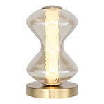 Настольная лампа светодиодная с волнообразным стеклянным плафоном Amphora of Light варинант исполнения - 1 | Loft Concept в Санкт-петербурге