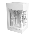 Встраиваемый в стену гипсовый светильник под покраску с колоннами и арками в античном стиле Antiquity Athena варинант исполнения - 2 | Loft Concept в Санкт-петербурге