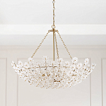 Люстра декорированная цветами из стекла Lightness of Flowers варинант исполнения - 2 | Loft Concept в Санкт-петербурге