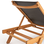 Шезлонг из текстиля и эвкалипта Power of Nature варинант исполнения - 4 | Loft Concept в Санкт-петербурге