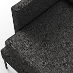 Мебельная ткань Шенилл темно-серый цвет 138 см T4-40 варинант исполнения - 3 | Loft Concept в Санкт-петербурге