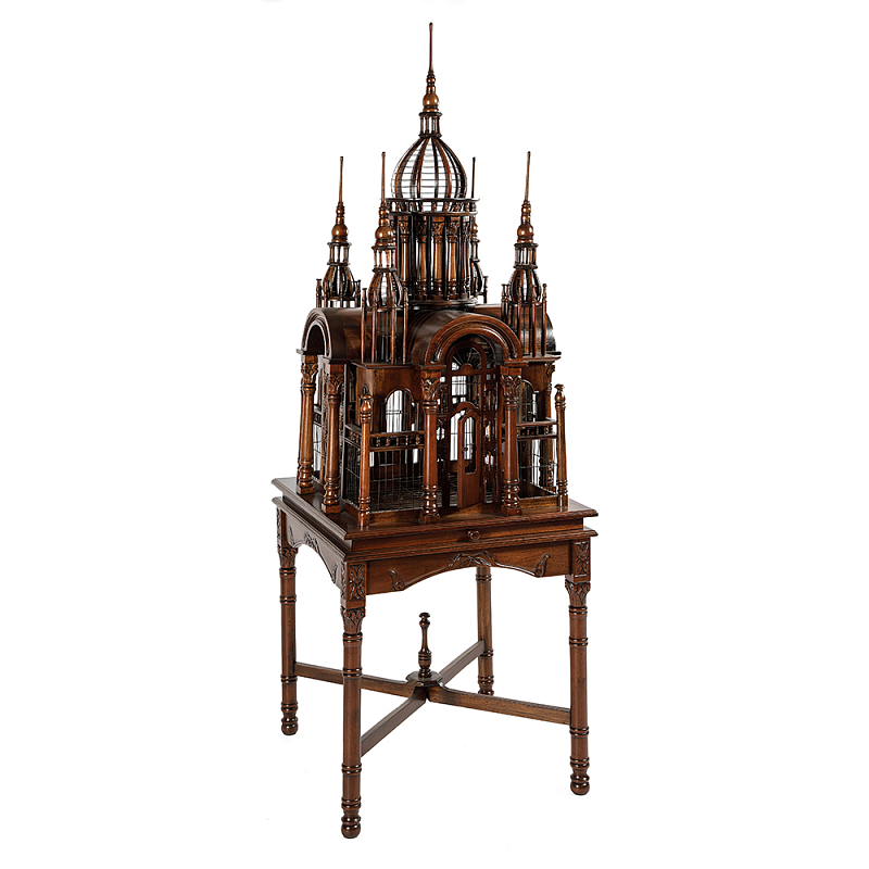 Клетка для птиц Palace for Birds LARGE Орех в Санкт-петербурге | Loft Concept 