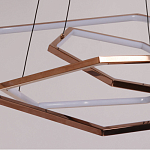 Люстра с 3-мя подвесами в виде шестиугольников Hexagon Horizontal варинант исполнения - 4 | Loft Concept в Санкт-петербурге