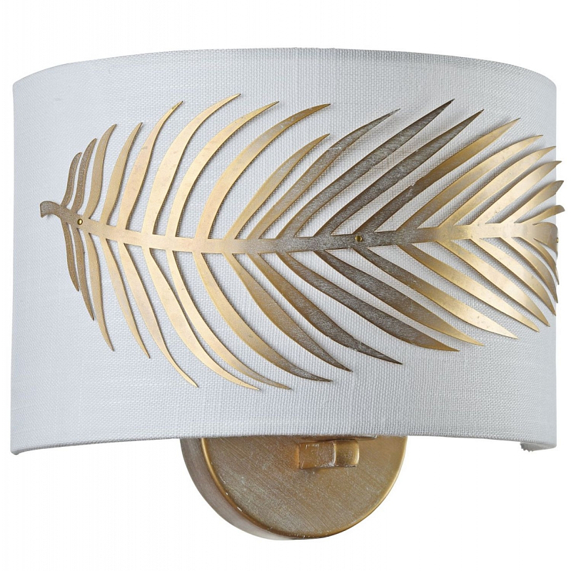 Бра Golden Feather Sconces Золотой Белый в Санкт-петербурге | Loft Concept 