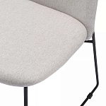 Стул мягкий светло-серый Chair Gray Runners варинант исполнения - 7 | Loft Concept в Санкт-петербурге